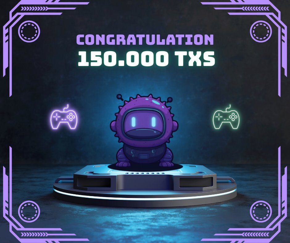 Monix has officially reached 150,000 transactions!

Huge shoutout to our amazing users for being part of this journey!!

The adventure is just getting started, stay tuned for upcoming upgrades and exciting campaigns 💫 

Rt and drop ur wallet👇