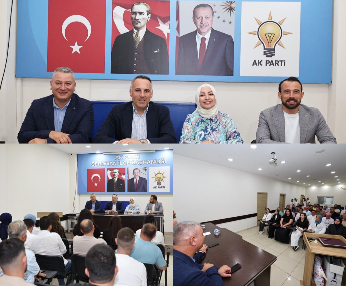 “TBMM Kadın-Erkek Fırsat Eşitliği Komisyonu Başkanımız ve Milletvekilimiz, İl Başkanımız, İlçe Başkanımız, Serdivan Belediye Başkanımız ile İlçe Yönetim Kurulu Üyelerimizin katılımlarıyla yönetim kurulu toplantımızı gerçekleştirdik.”