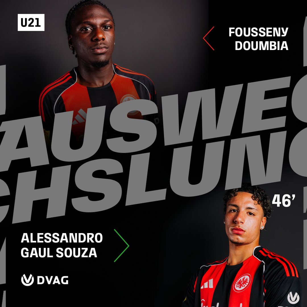 eintracht_lz's tweet photo. Weiter geht's - und die Eintracht wechselt erstmals.
___
⏰ 46. | #SGE #sgeU21 | #TGFSGE 0:0 https://t.co/pC4tts7UK1