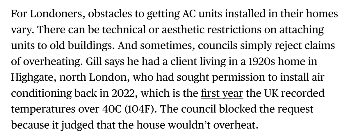 If you want to know where we're headed if we continue to allow NIMBYs to dominate our urban politics in the United States -- just look across the pond at the UK.

This is end-stage NIMBYism, which looks a lot like end-stage climate denial. Because ... they're the same thing.