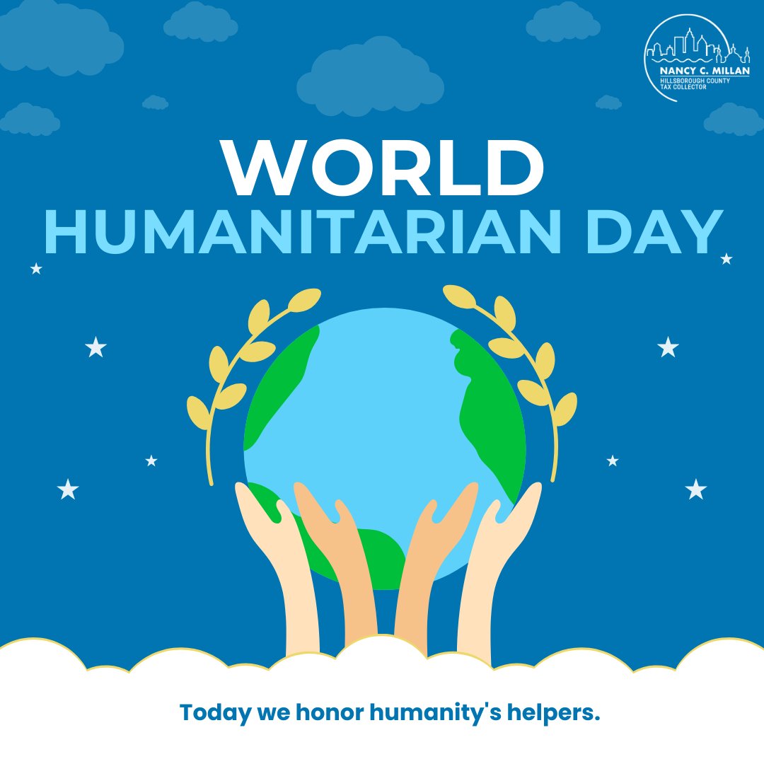 🌎 World Humanitarian Day🌍
Today we recognize World Humanitarian Day and honor those who dedicate themselves to helping others in our community and around the world. Thank you to all who make a difference through acts of kindness and service. 🌟 #WorldHumanitarianDay