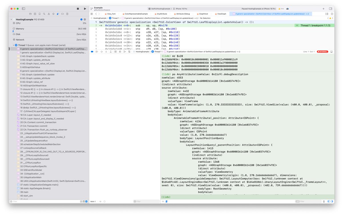 KyleSwifter's tweet image. Anyone interested in how to quickly dive into and debug the internals of SwiftUI?
I’m planning to publish an article later this month about how I debug and fixed this issue
github.com/OpenSwiftUIPro…
Stay tuned—and let me know in the comments which parts you’d be most curious about!