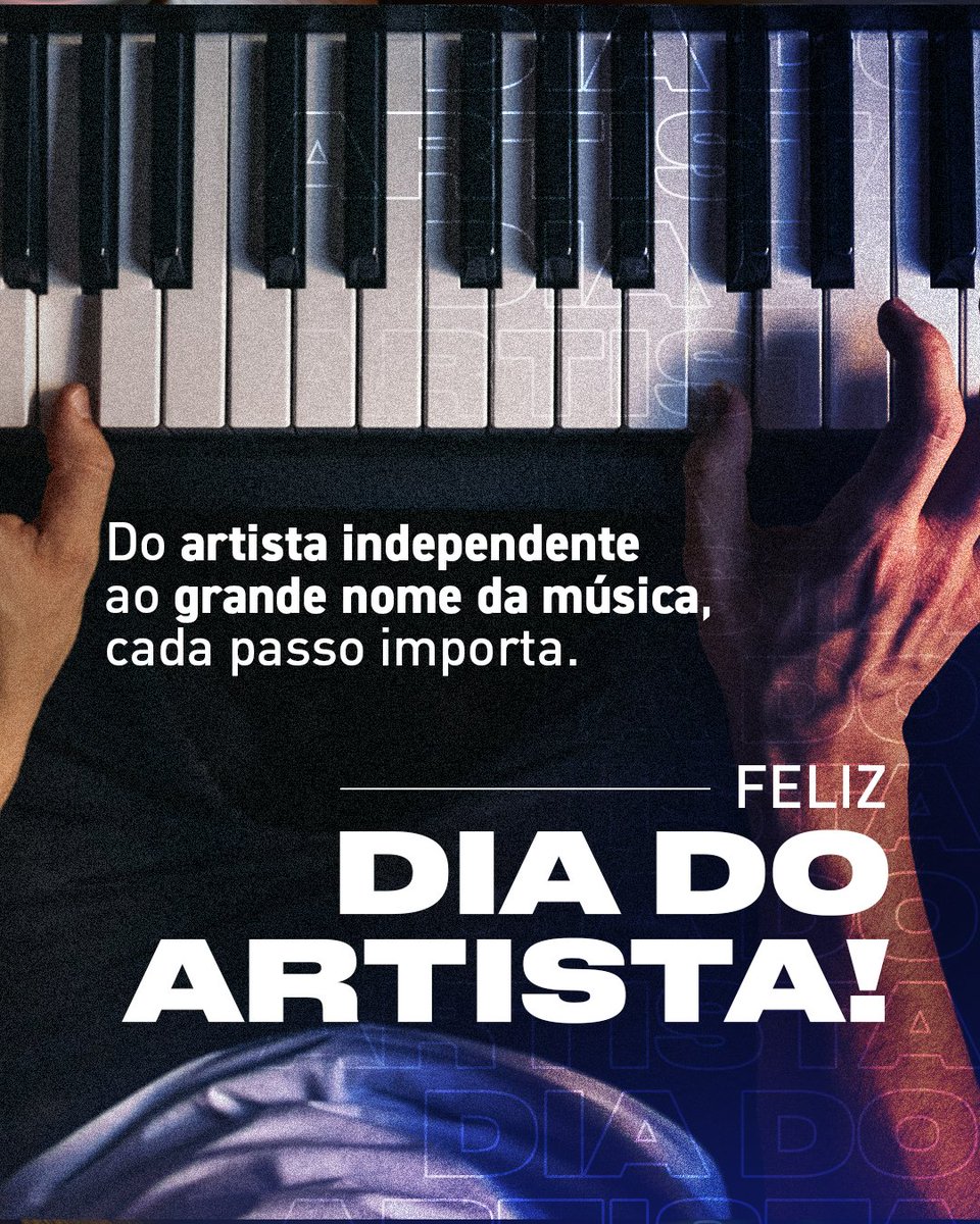 SonyMusicPubBRA's tweet image. Hoje a gente celebra quem faz da arte o seu trabalho. Feliz Dia do Artista! Conta pra gente: qual artista te inspira todos os dias?

#SonyMusicPublishing #DiaDoArtista