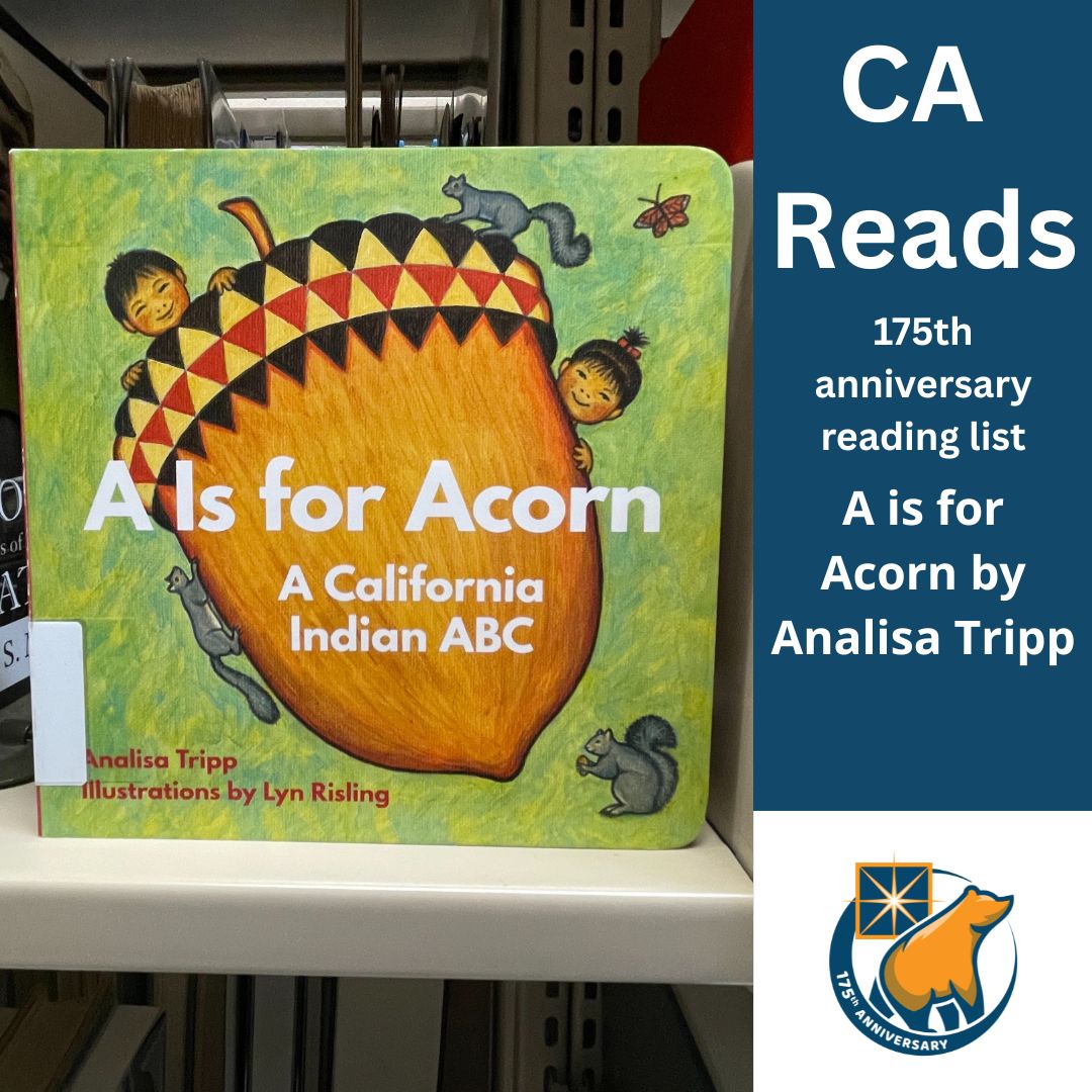 CAStateLibrary's tweet photo. California’s 175th Anniversary of statehood is on Sept. 9 and we’re highlighting books from our curated reading list, counting down to that special day. Take a look at the list and other CA stories here: https://t.co/qMgk5jmQCk
#Cal175 #CaReads175 https://t.co/wKzvsx0TuZ