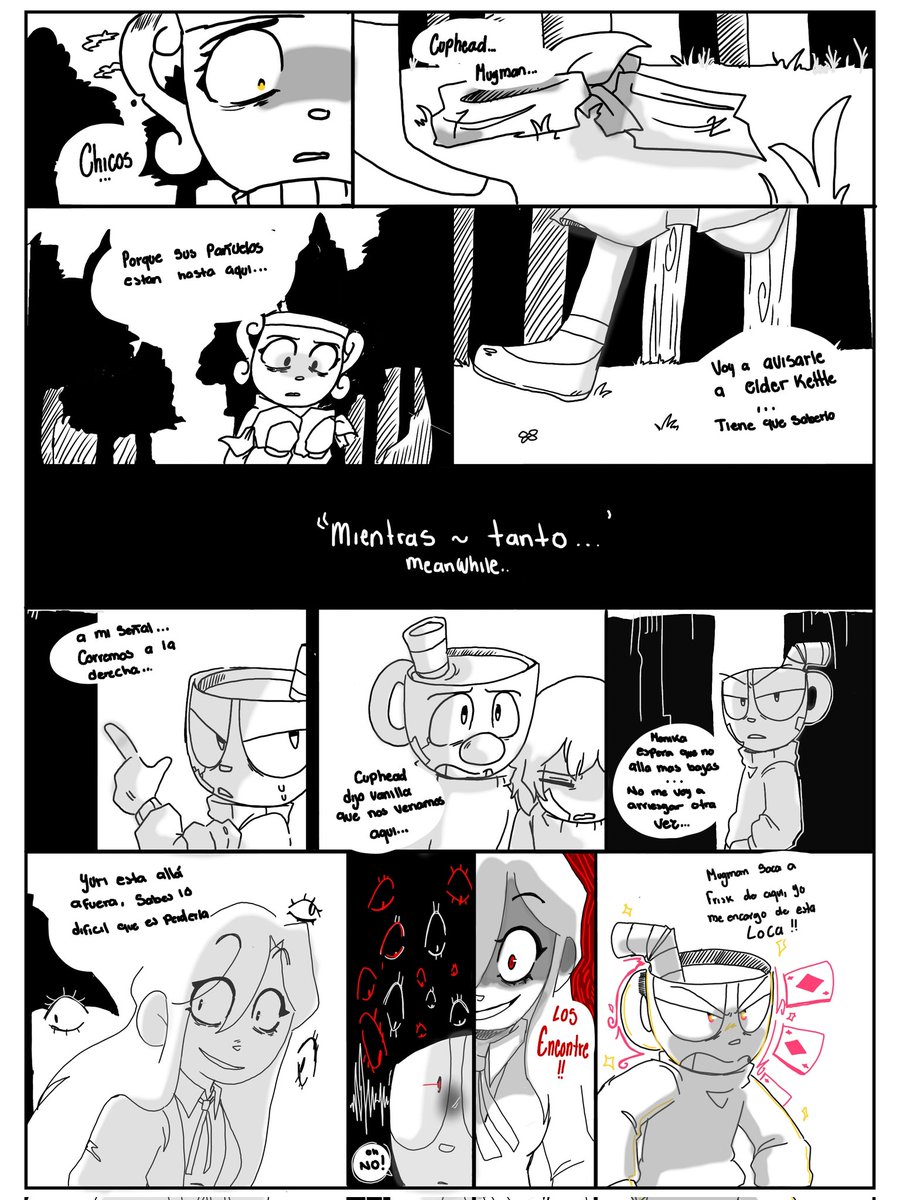 ringamer5's tweet photo. DIMENSIONAL COALESCENCE cómic (My version) Parte 1 /? 
#art #comic #dimensionalcoalescence #cuphead #undertale #fanart https://t.co/WOt7atPjgv