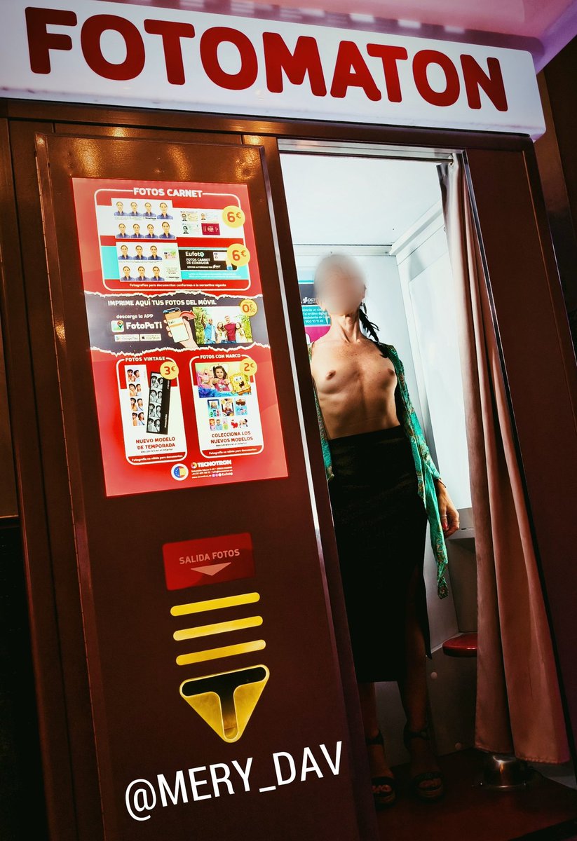 #DiaMundialDeLaFotografia y con lo que nos gusta a nosotros 🤭😍
Os acordáis de los fotomatones??? Mejor homenaje que éste no se nos ocurre 🤣🤣
#MasFotomatones 
#FotomatonSexy 😈