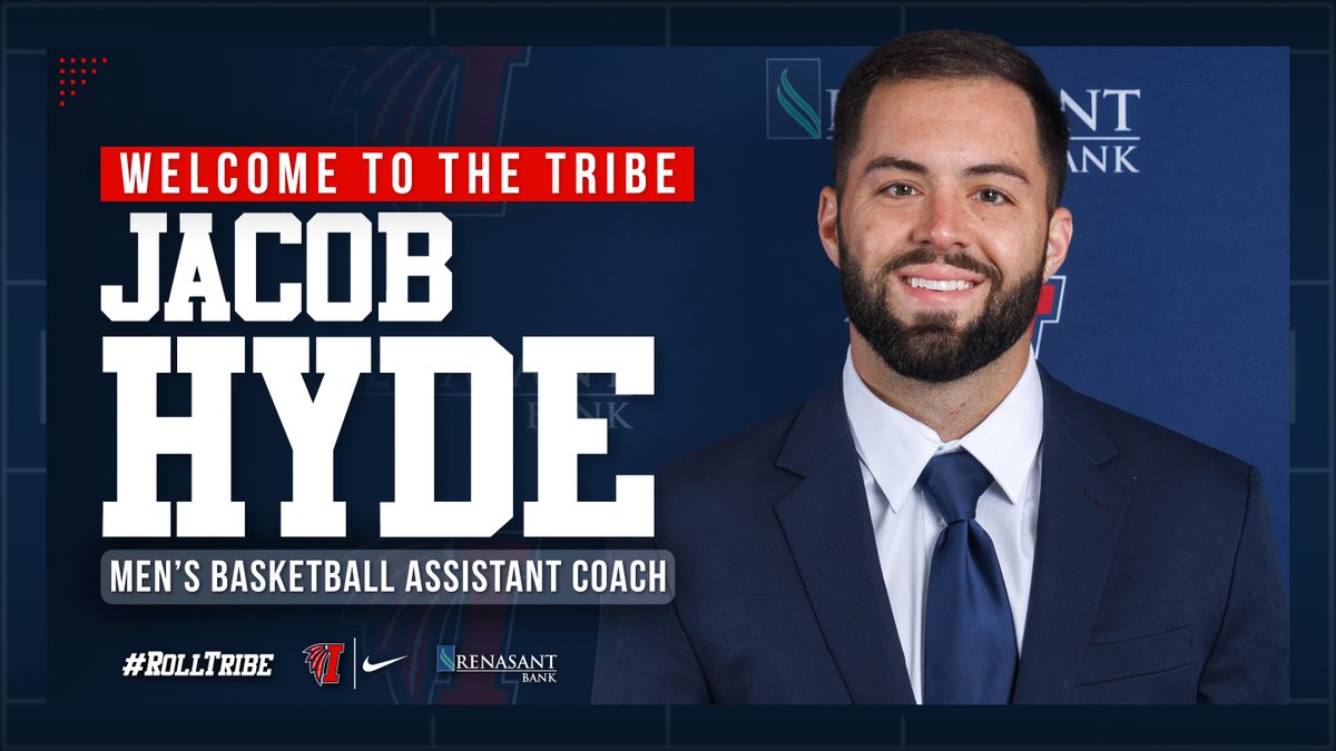 🚨🏀 Welcome to the Tribe, Coach Jacob Hyde! #RollTribe #ICCMBB