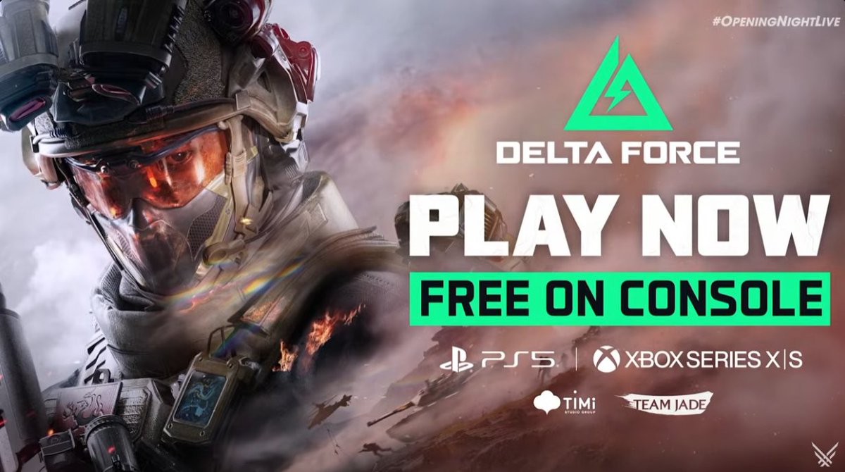 Delta Force is now available for free on PlayStation 5 and Xbox Series X|S as of today!
Team up across platforms in 32v32 Warfare, extraction-based Operations, and the epic Black Hawk Down campaign.
#DeltaForce #FreeToPlay #FPS #gamescom2025 #ONL