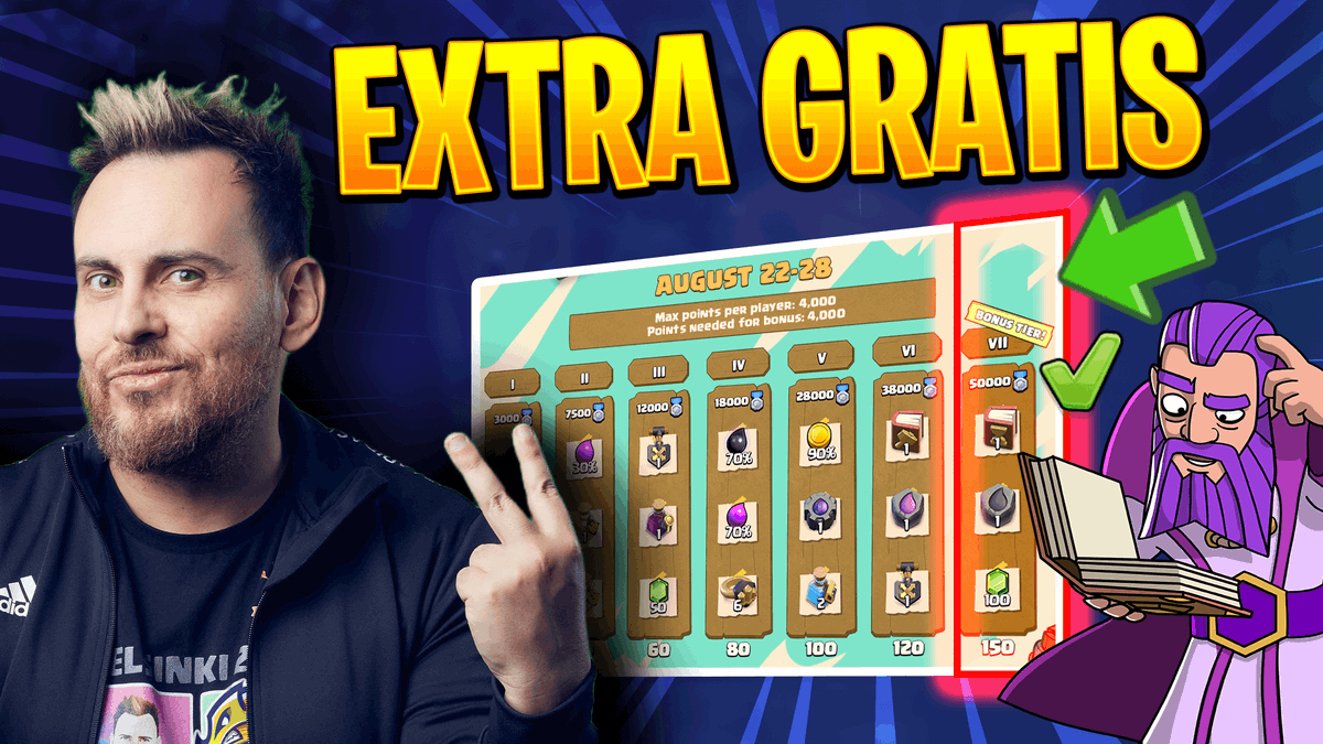 NUEVO VIDEO‼
youtu.be/HkbYMd18tBE

✅JUEGOS DEL CLAN CON COLUMAN EXTRA GRATIS
✅SIGUE EL 13 ANIVERSARIO MUY POLÉMICO
✅OPINIÓN DEL ANIVERSARIO 13

#ClashofClans