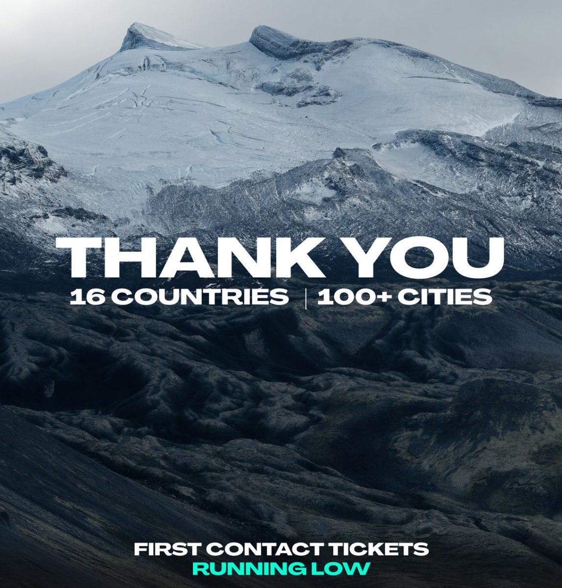 Thank you for making Iceland Eclipse a global gathering, representing 16 countries and over 100 cities in just a few days.

First Contact tickets are running low. Secure your spot in Snæfellsnes now through the link in our profile.