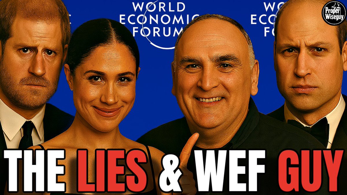 MEGHAN Is the Distraction? Harry &amp; William’s Hidden Ties to WEF Chef JOSÉ ANDRÉS
#MeghanMarkle #PrinceHarry #MeghanMarkleIsAConArtist #MeghanMarkleExposed
youtu.be/cWVGgNzAyVY
