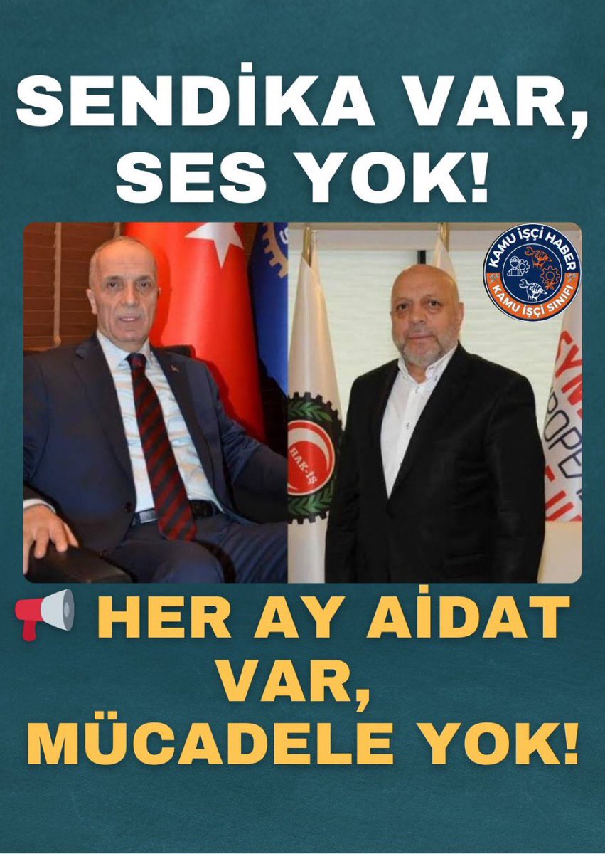 eskin202020's tweet photo. 🛑Seyyanen zam yok
🛑Refah payı yok
🛑Vergide adalet yok
🛑Ek protokol boş
🛑Eğitim farkı yok
🛑Kıdem farkı yok
🛑Kıdem tazminatı eridi
🛑Tayin hakkı verilmedi
🛑Meslek kodu sorunu devam ediyor
🛑Haftalık çalışma süresi 45 saat
✅ Aidat almaya devam

İşçisendikaları SınıftaKaldı https://t.co/6Lh82r1OO5