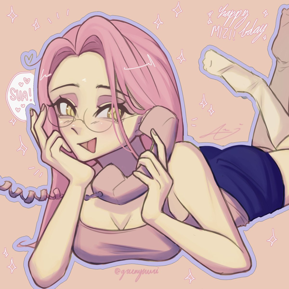 happy birthday to #MIZI !! very rushed + poorly made , LETS CELEBRATE OUR FAV PINK HAIRED GIRL !!

#alienstage #ALNST #HAPPYBIRTHDAYMIZI