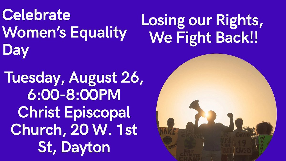 Join us for a discussion
Tuesday, August 26, 6:00-8:00PM
 Everyone loses under Trump, but women are
at special risk, especially women of color and
LGBTQ+ women.  Voting, healthcare and food access are under attack 
 Bring donations of non-perishable food for the Food Bank