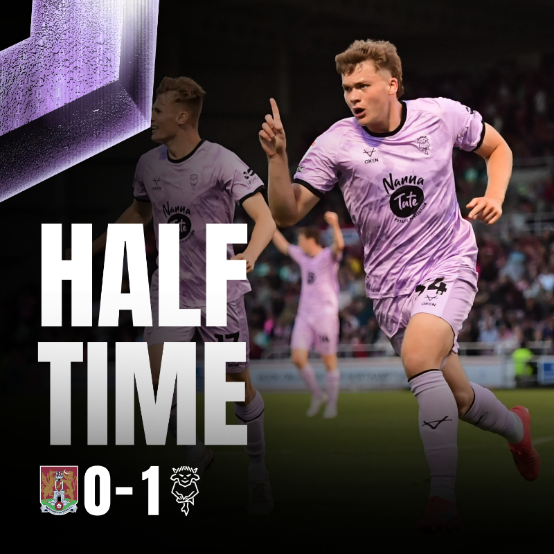 LincolnCity_FC's tweet photo. βΈοΈ Draper's strike is the difference at the break.
βοΈ HT | π 0-1 π£ | #NORLIN