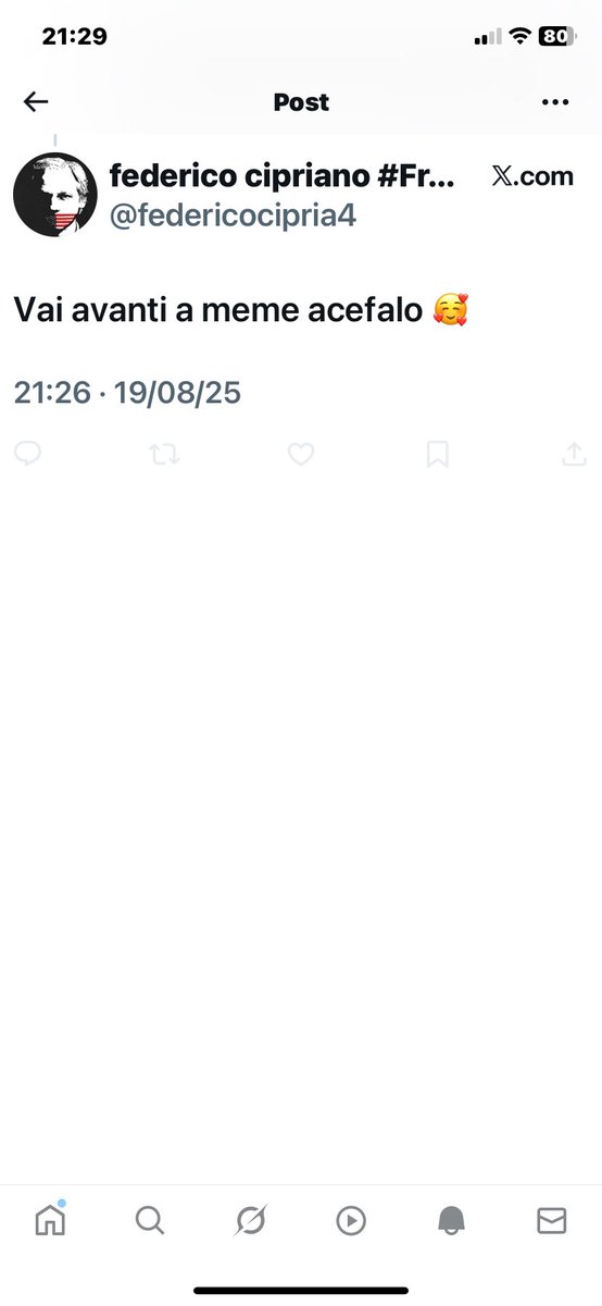 offende e poi blocca il
vigliacco