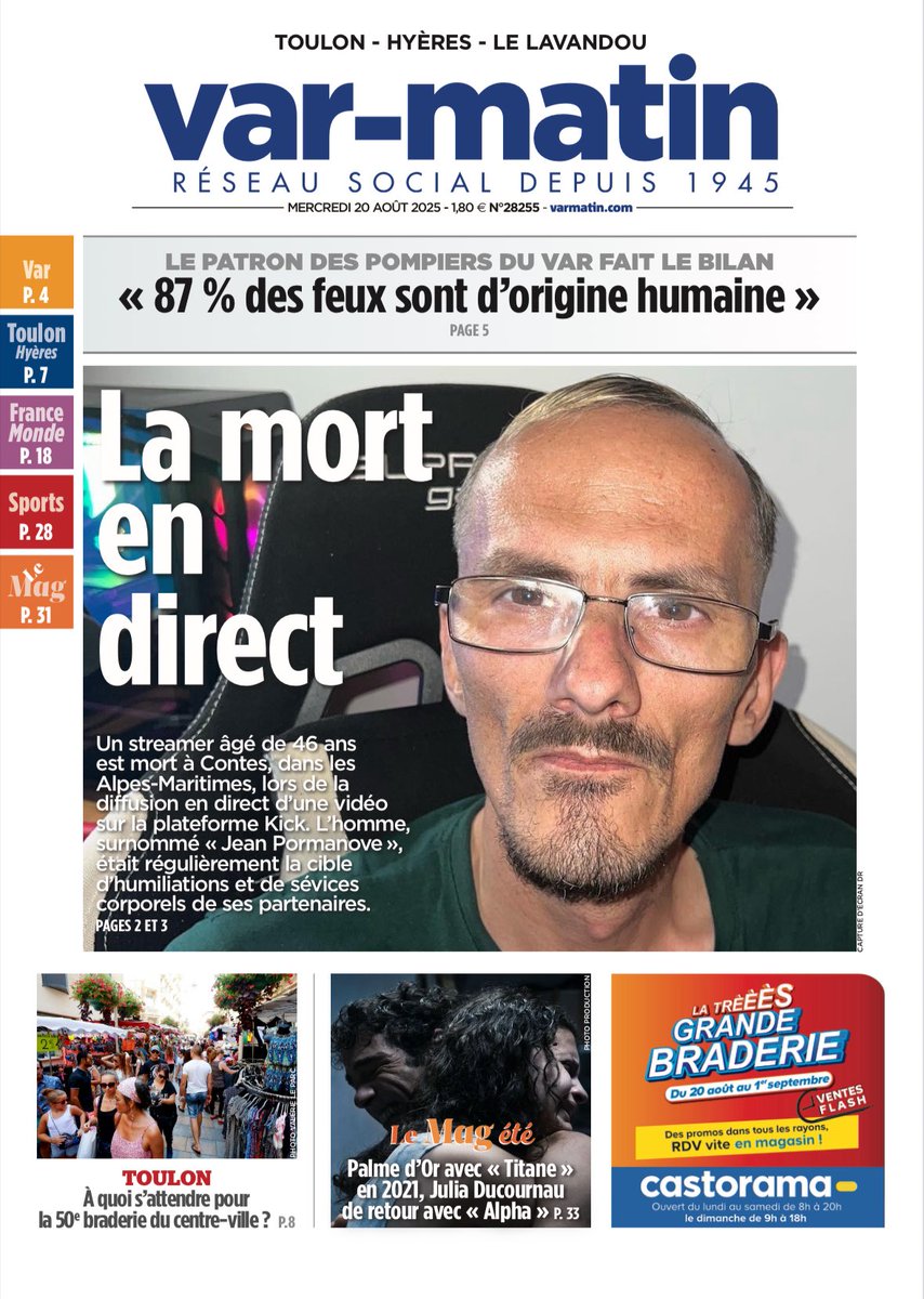 À lire ce mercredi dans <a href="/Var_Matin/">Var-matin</a>