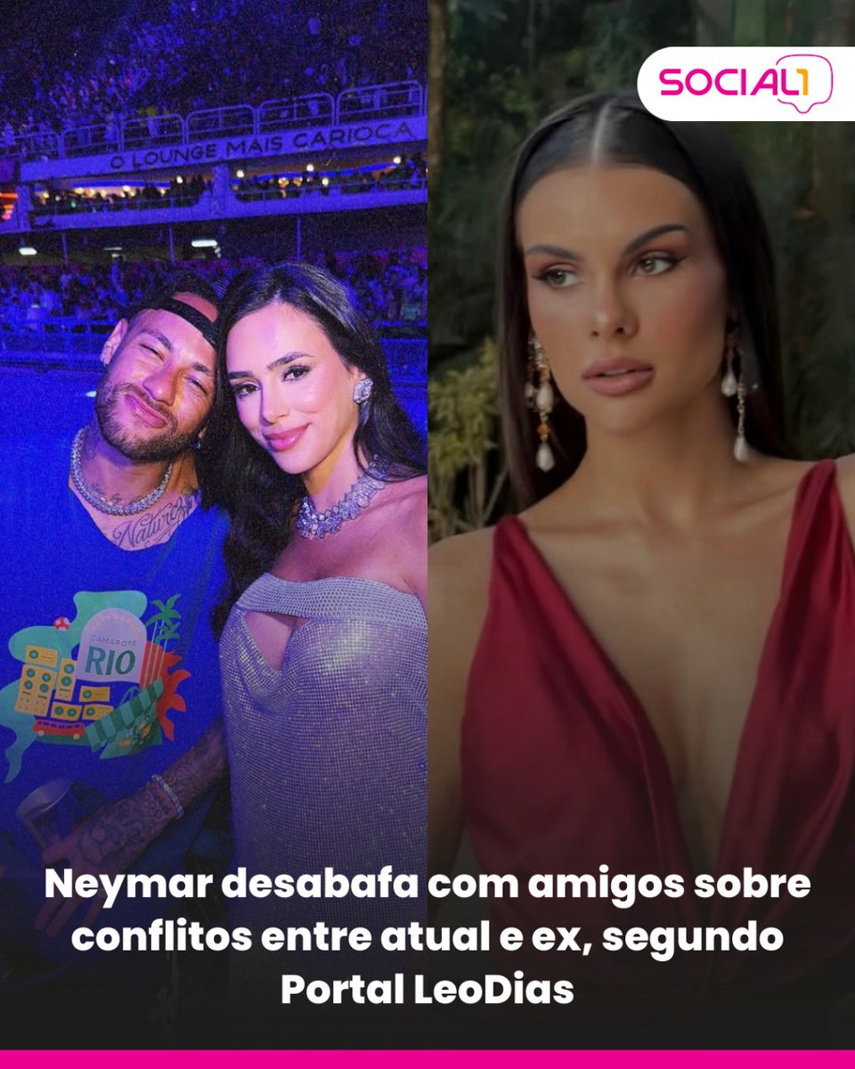 blogsocial1's tweet image. Em meio ao conflito entre Bruna Biancardi e Amanda Kimberlly sobre a exposição de Helena, filha de Neymar, nas redes sociais, o jogador teria dito aos amigos que estar desgastado com a situação. A informação é do portal LeoDias. 

📸: Reprodução

#Neymar #NeymarJr #social1 #lm