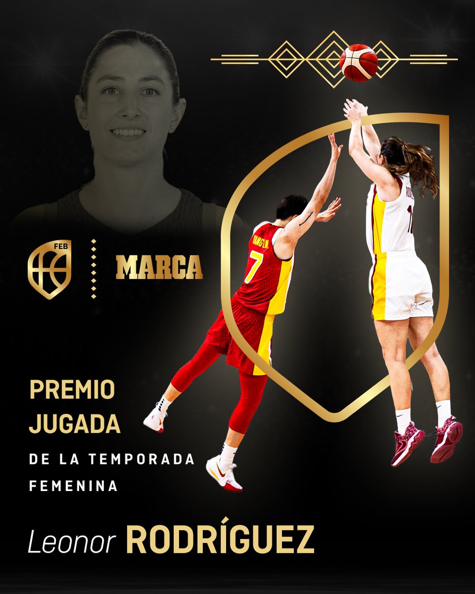 ⭐ #GalaBaloncestoEspaña2025 | 𝑴𝒆𝒋𝒐𝒓 𝒄𝒂𝒏𝒂𝒔𝒕𝒂 𝒅𝒆𝒍 𝒂ñ𝒐 𝒆𝒏 𝒄𝒂𝒕𝒆𝒈𝒐𝒓𝒊𝒂 𝒇𝒆𝒎𝒆𝒏𝒊𝒏𝒂.

🏀 <a href="/Leonorspain/">Leo Rodriguez</a> 🏀

<a href="/marca/">MARCA</a> | #SomosEquipo