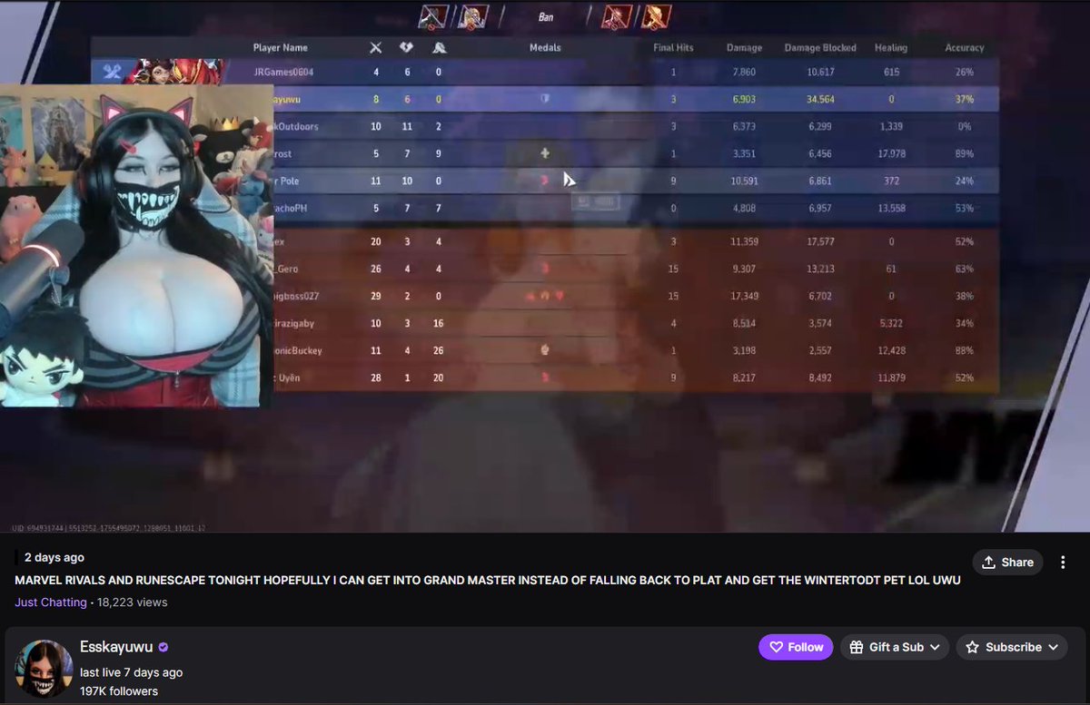 I think I clicked on the wrong Eskay stream