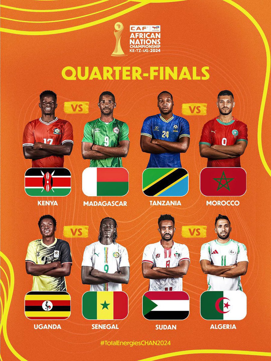 CAF African Championship last eight completed 

#AfricanNews #AfricanFootball #CHAN2024