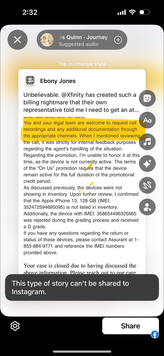 JustESkincare's tweet image. My phone is acting strangely. can&apos;t post a particular story to my Instagram, worried hacking to keep me from sharing something important. Has anyone else experienced something like this? I need to get this truth out. #HackingAttempt #InstagramGlitch #SeekingAnswers #ShareTheTruth