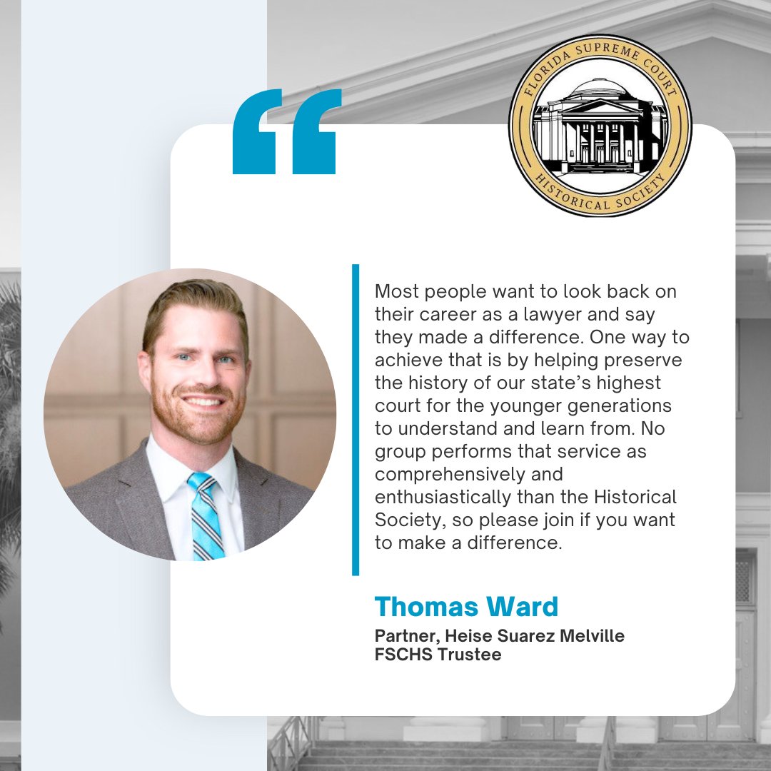 Florida Supreme Court Historical Society tweet media