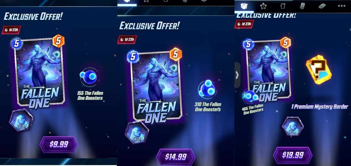 Okay... NOT a fan of this idea now that I see it in practice. Everyone gets it at a different price point randomly? Yeah no...

<a href="/seconddinner/">Second Dinner</a> ... pick one. Don't do this. #ftloG