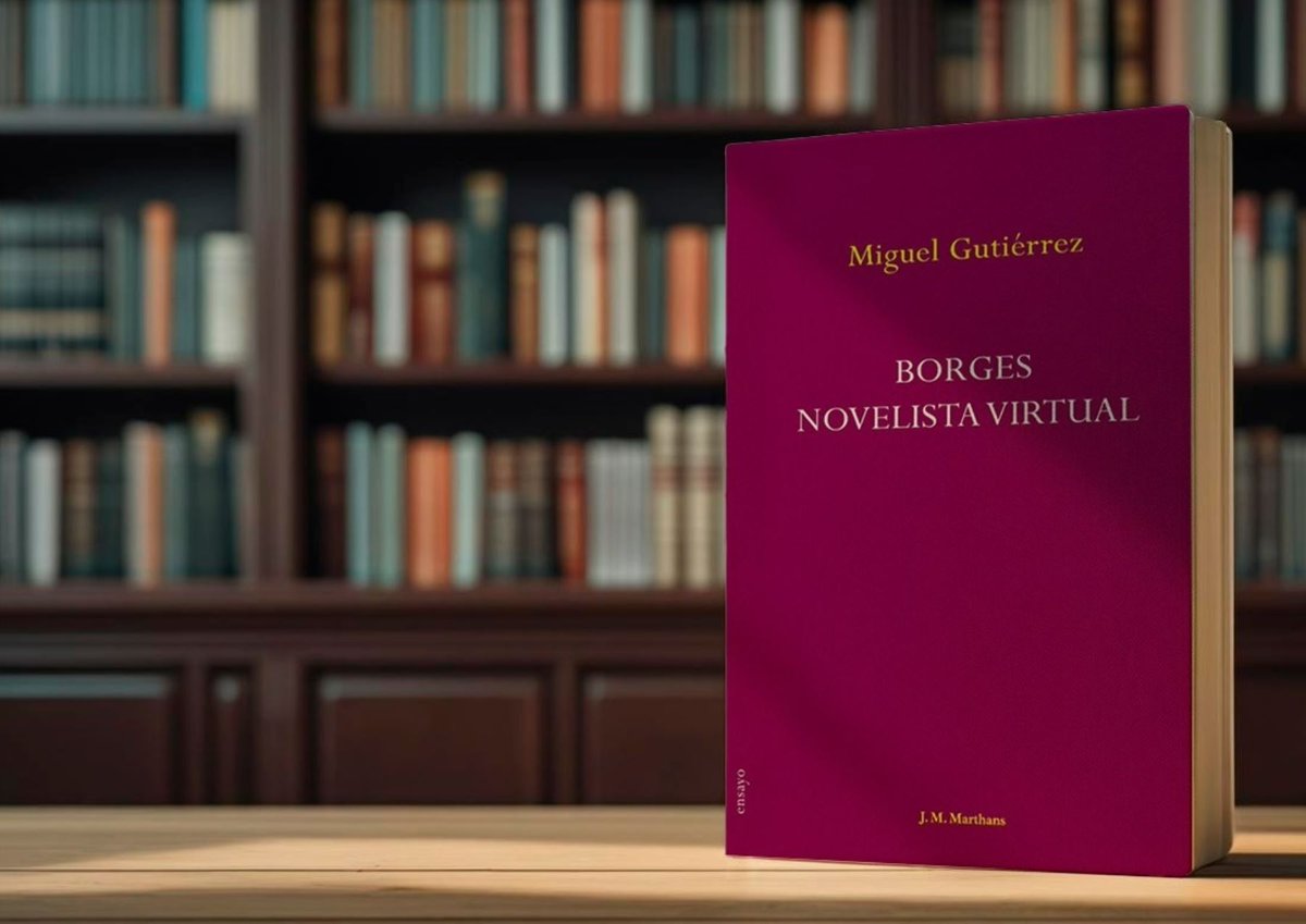 📖 En el marco de las celebraciones por el 126 aniversario del natalicio del escritor argentino Jorge Luis Borges, presentan "Borges: novelista virtual" de Miguel Gutiérrez. ow.ly/mX2i50WIsBA