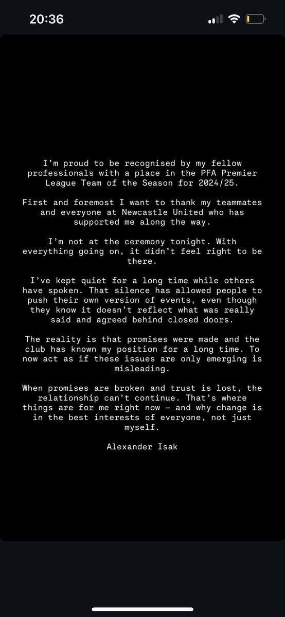 Isak on Twitter 🫠🥲 #NUFC #isak
