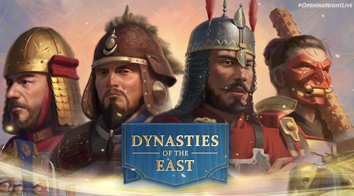 IGN's tweet photo. Age of Empires IV is coming to PS5 with a new Dynasties of the East expansion. #gamescom2025 #OpeningNightLive https://t.co/rwM7EW3z2D