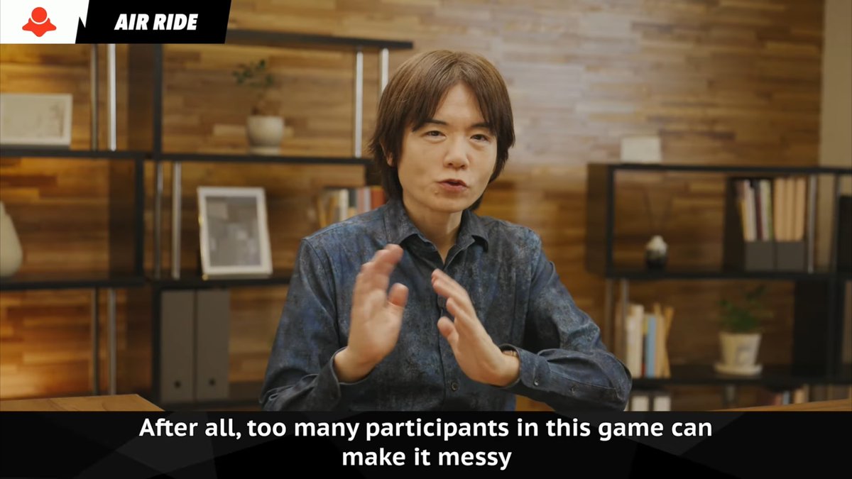 i can’t believe Sakurai casually threw shade at Mario Kart World on Nintendo’s official channel