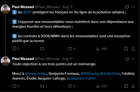 sjowall69's tweet photo. Quelqu'un qui diffuse une tribune en assénant : toute objection à ce que je raconte est un mensonge ? 

Miam 😋 trop tentant, on y va ?
↩️ https://t.co/FfMqnLLKCS
