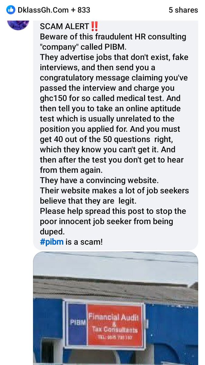 Gardiner_agongo's tweet photo. @djsliming This Pibm people dey do too much. Dem scam me den my paddy bi last year, this year dem take do my cousin.
Pls help spread the word: #pibm is a scam? https://t.co/ve0WRg9aKj
