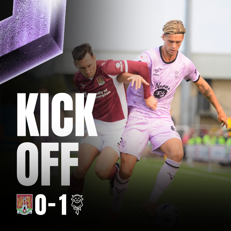 LincolnCity_FC's tweet photo. β―οΈ Back out!
βοΈ 46' | π 0-1 π£ | #NORLIN