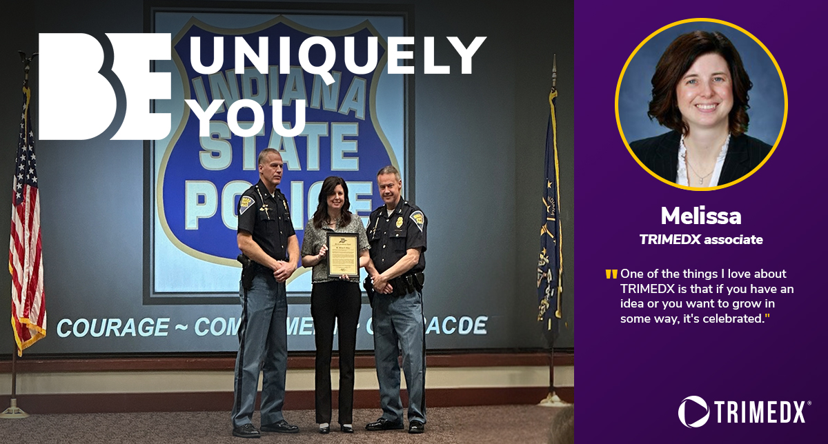 TRIMEDX (@trimedx) on Twitter photo Melissa, a #TRIMEDX associate, made the transition from law enforcement to the healthcare technology management (#HTM) industry. She reminds others that it’s never too late to make a career pivot. #BeYou #TRIMEDXculture Melissa, a #TRIMEDX associate, made the transition from law enforcement to the healthcare technology management (#HTM) industry. She reminds others that it’s never too late to make a career pivot. #BeYou #TRIMEDXculture