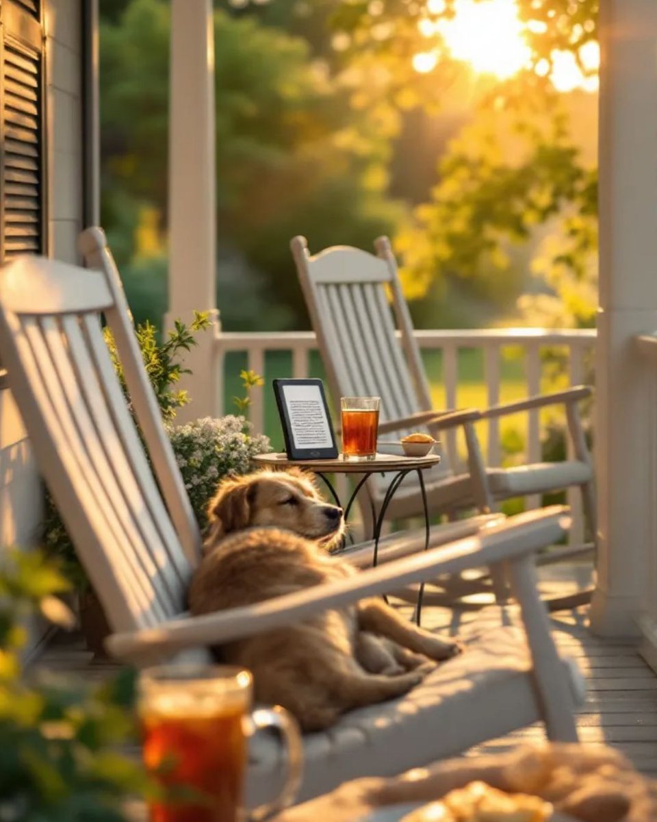 marcihenna's tweet photo. It’s the dog days of summer—when the heat slows you down just enough to savor a good story. 🐾🪑☀️

👉 When We Last Spoke is the perfect pairing—available now in book and movie form on Amazon. 📚 Slow down with a good story.

#booktok #DogDays #FrontPorchReads #MarciHenna https://t.co/t7CkeaRWh2