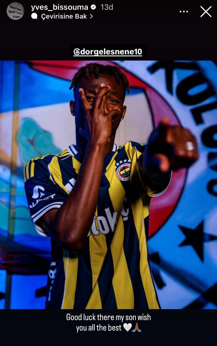 Scope1907 (@scope1907) on Twitter photo Yves Bissouma'dan,Dorgeles Nene için paylaşım: "Bol şans evlat, senin için en iyisini diliyorum”
👀Sanki gel desek gelecek gibi bir his…
Ne güzel olur…
#DorgelesNene #Bissouma #Fenerbahçe #transfer
<a href="/Fenerbahce/">Fenerbahçe SK</a> ne dersiniz? 👀🫰🏼 Yves Bissouma'dan,Dorgeles Nene için paylaşım: "Bol şans evlat, senin için en iyisini diliyorum”
👀Sanki gel desek gelecek gibi bir his…
Ne güzel olur…
#DorgelesNene #Bissouma #Fenerbahçe #transfer
<a href="/Fenerbahce/">Fenerbahçe SK</a> ne dersiniz? 👀🫰🏼