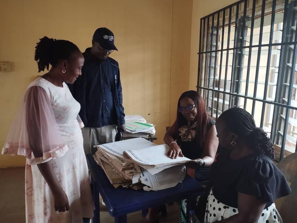 Privileged to conduct supportive supervision at UMUAGU PHC, Oshimili South LGA—mentoring LIO, CCO, RI providers &amp; clinicians and sensitizing caregivers on the importance of RI ,PHC services and VPD surveillance. #WHONigeria