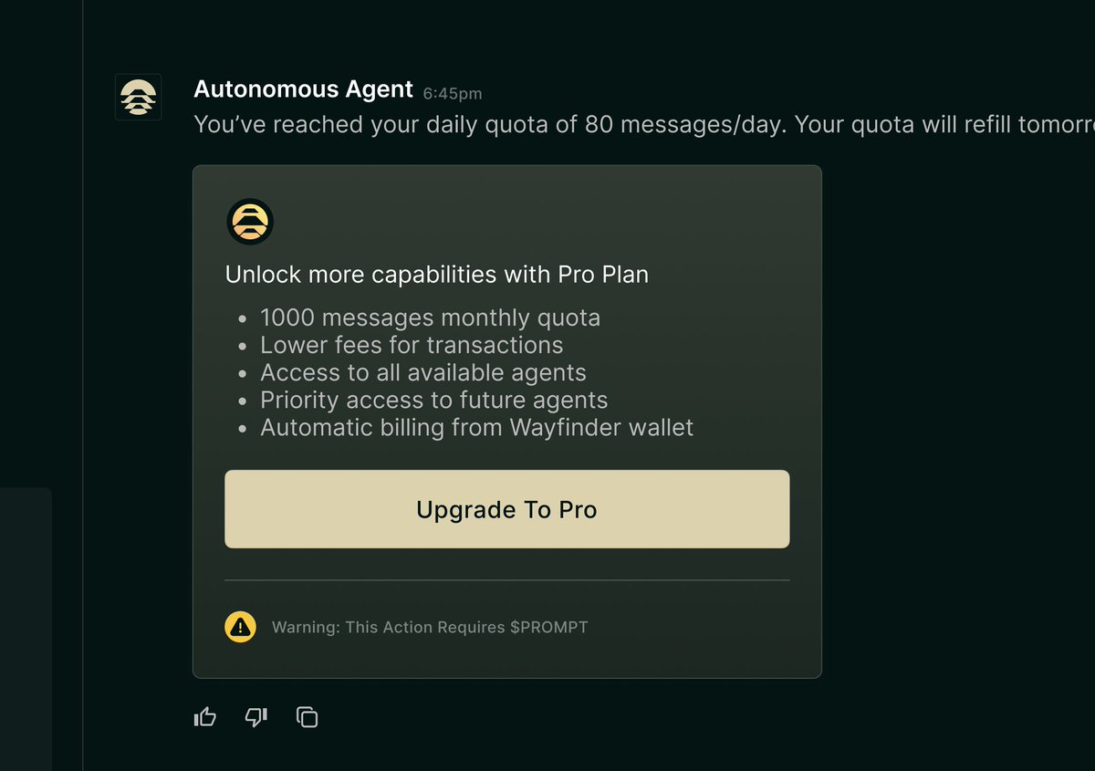 Contextual in-chat upgrades coming 💫