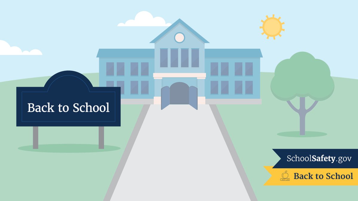 National Assoc. of Elementary School Principals (@naesp) on Twitter photo Building safer schools starts with prevention efforts today.
Check out <a href="/SchoolSafetyGov/">SchoolSafety.gov</a>’s Back-to-School Tip Sheet for eight actions to create a safe learning environment this school year: go.dhs.gov/iwn #BacktoSchoolSafety Building safer schools starts with prevention efforts today.
Check out <a href="/SchoolSafetyGov/">SchoolSafety.gov</a>’s Back-to-School Tip Sheet for eight actions to create a safe learning environment this school year: go.dhs.gov/iwn #BacktoSchoolSafety