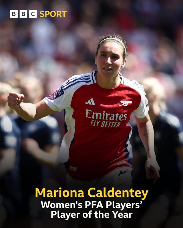 Mariona Caldentey is the Women's PFA Players’ Player of the Year! 🏆

The Arsenal midfielder was pivotal to the Gunners' success as she scored nine goals and provided five assists in the league and netted eight times in Europe as they went on to win the Champions League 🇪🇸💫