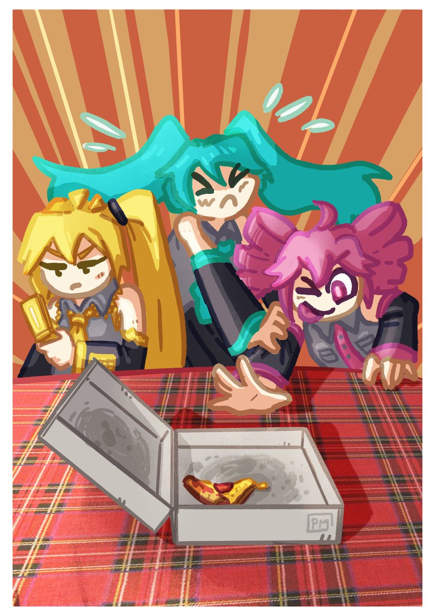 AhoPoune's tweet image. This triple Baka one that I made for school