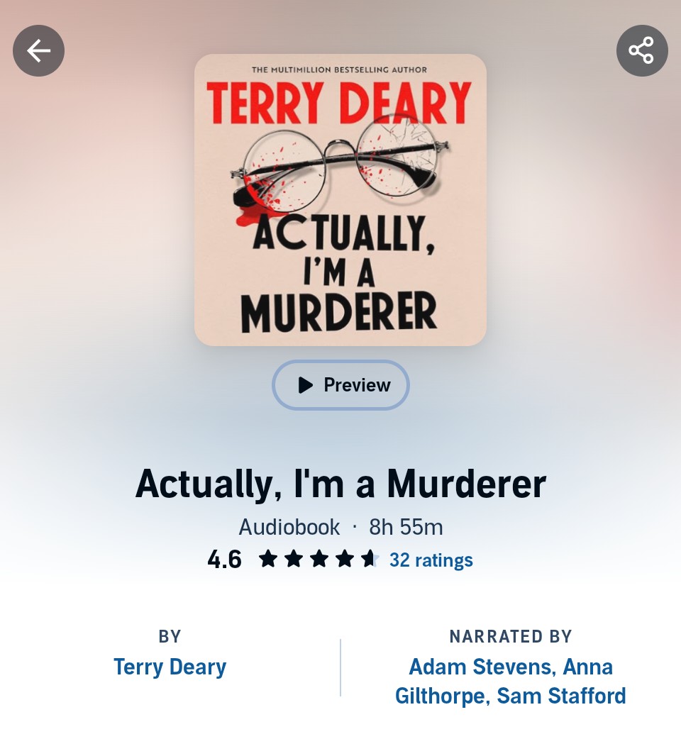 AnnaGilthorpe's tweet photo. Looking for a summer listen? You can hear my feminist-cop-from-the-1970s-Mackem-tones in this gem by Terry Deary 🕵️‍♀️ #audiobook #voiceover https://t.co/CJojo4jUhD https://t.co/c710NZCZaT