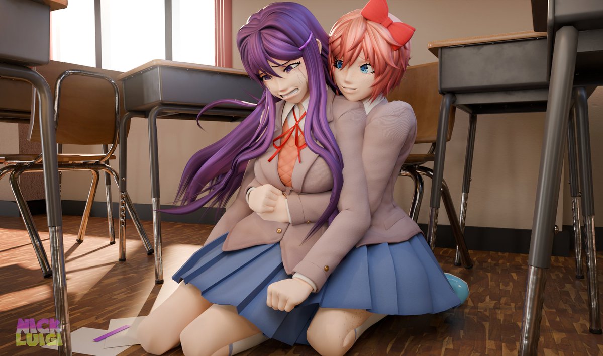NickLuigi (@nickluigi) on Twitter photo "When you're ready, just tell me your feelings, and we'll talk about them together. Okay?"
This is one of my favorite moments in DDLC so I hope I did it justice. 
Background props from Polyhaven
#ddlc #DDLCfanart #ddlcsayori #ddlcyuri #blender "When you're ready, just tell me your feelings, and we'll talk about them together. Okay?"
This is one of my favorite moments in DDLC so I hope I did it justice. 
Background props from Polyhaven
#ddlc #DDLCfanart #ddlcsayori #ddlcyuri #blender