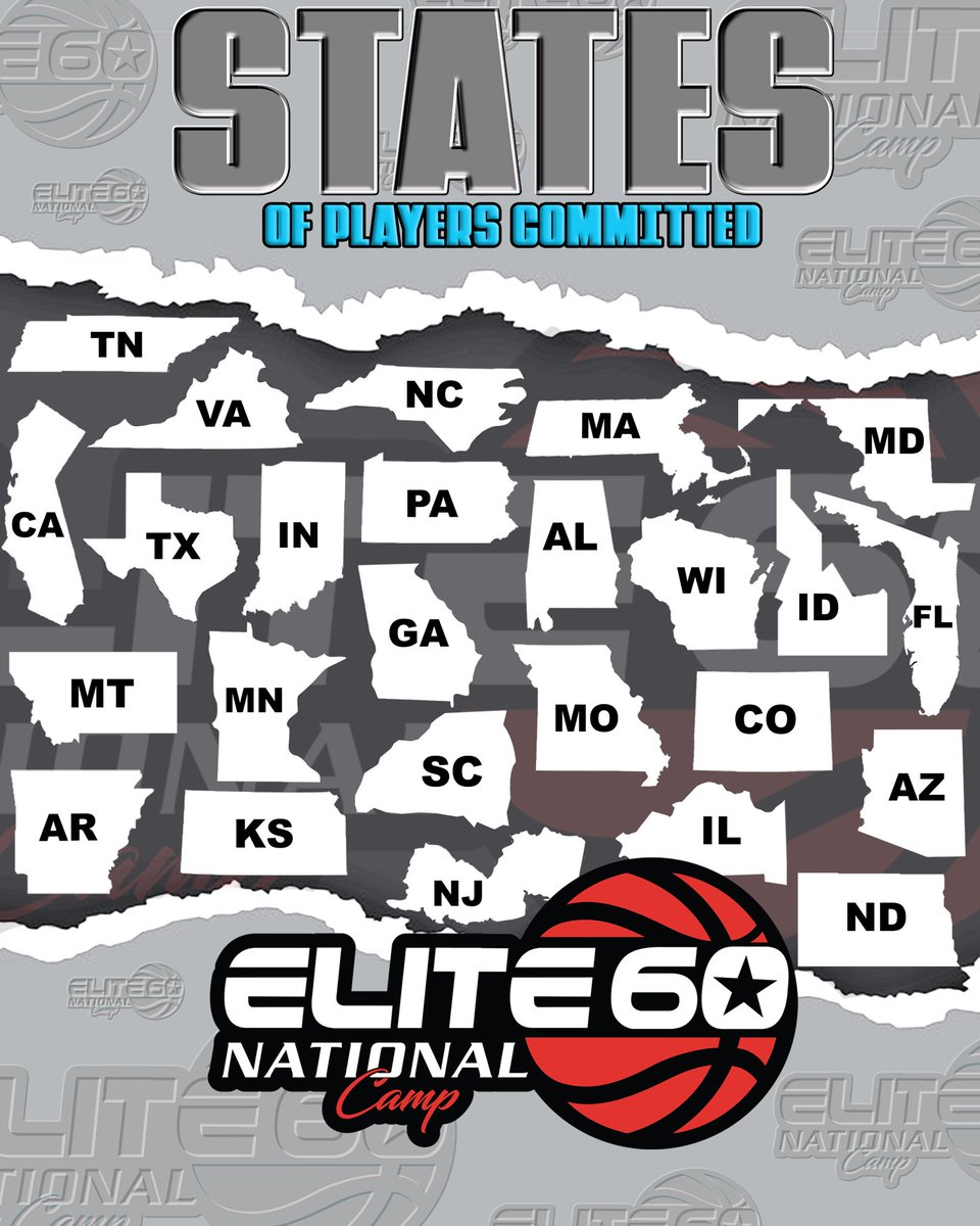 Stellar Hoops ๐ข (@stellarhoops) on Twitter photo States of players already COMMITTED to the Elite 60 National Camp ๐ฅ๐ฅ
- Charlotte, NC get READY for some of the TOP players in the country coming from 25+ States.
Email - E60Camp@gmail.com for information on how to get INVITED. States of players already COMMITTED to the Elite 60 National Camp ๐ฅ๐ฅ
- Charlotte, NC get READY for some of the TOP players in the country coming from 25+ States.
Email - E60Camp@gmail.com for information on how to get INVITED.