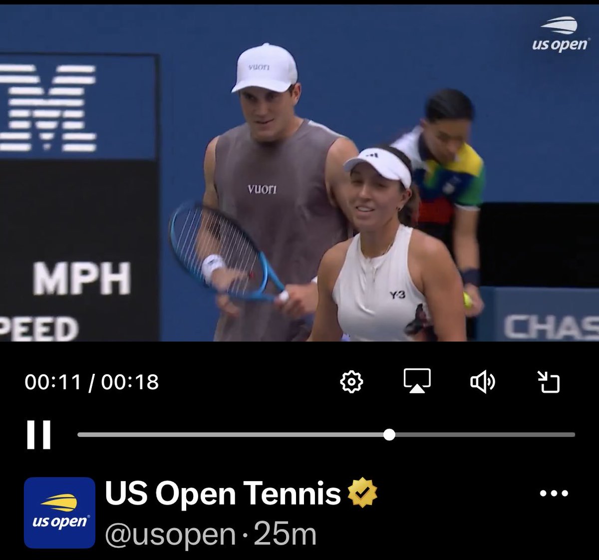 JohnDato's tweet photo. Congrats ⁦@usta⁩ ⁦@usopen⁩ .. great idea …great content with the mixed doubles this week thoroughly enjoying it on ⁦@espn⁩ ⁦@JPegula⁩ ⁦@jackdraper0⁩ ⁦@carlosalcaraz⁩ ⁦@EmmaRaducanu⁩ #tennis ⁦@BillieJeanKing⁩ https://t.co/wfiqHxkbFr
