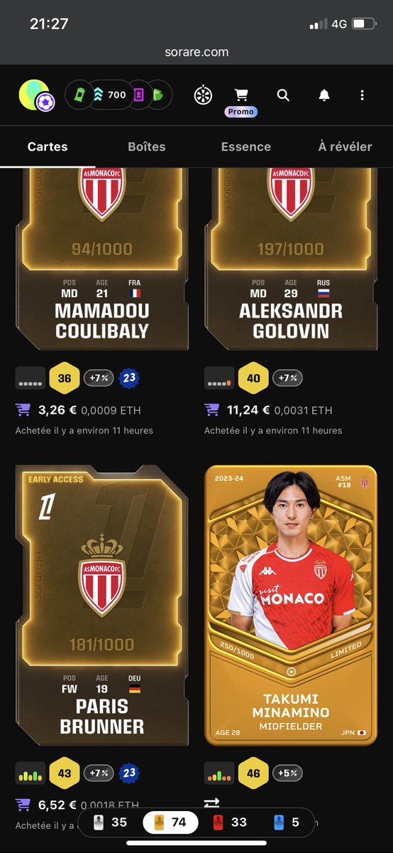 losmimix's tweet photo. @soraresupport  hello :)

I bought 5 cards from as Monaco as instant buy for the mega cart collector promo but i did not get the reward.
How can i fix it? https://t.co/Vn2bvekNkf