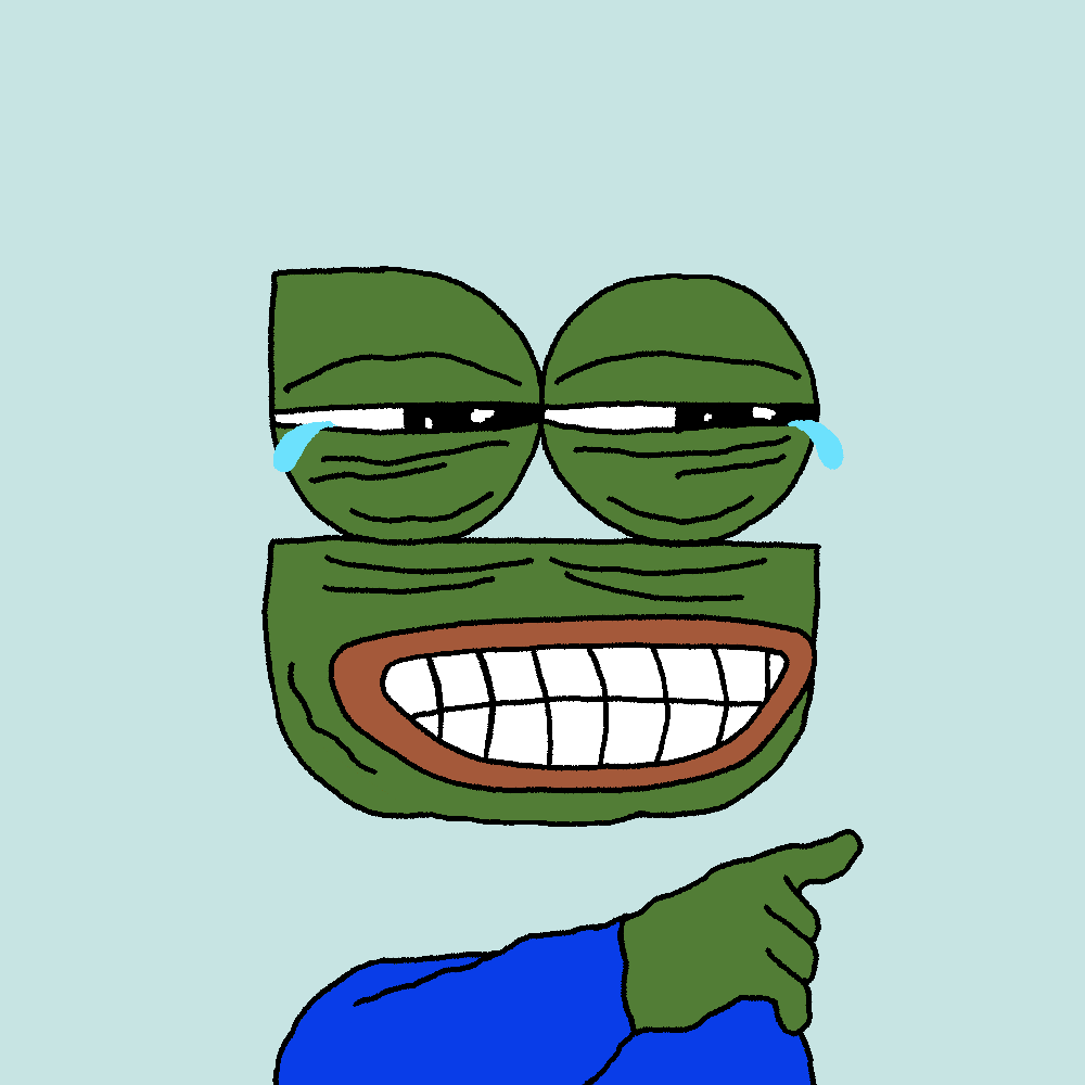 Feel like my timeline is very contingent on eth sentiment. Since this pull back in price, my feed has shifted... not sure if that's a "me" problem, or a "you" problem.

Either way, here's a "Poorly Drawn Opepen" to brighten your day ☺️

(Not sure if he's laughing at me, or you)