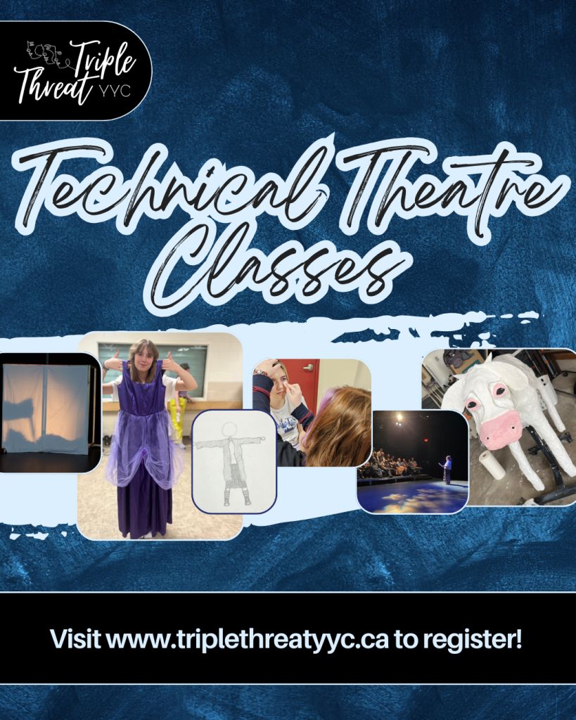 Classes (Calgary): Youth Technical Theatre Program - Triple Threat YYC

Calling all current and aspiring tech theatre kids! Visit our website to learn more!

buff.ly/AWYPHNF
#yyctheatre #yycarts